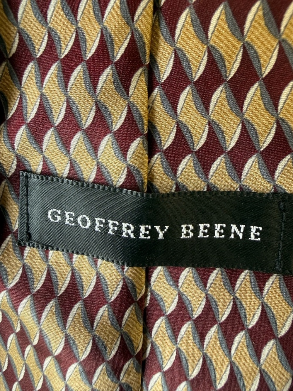 Men's Tie Set - Green, Brown, Navy, Beige, Paisley & Burgundy Bundle of 5 - Picture 4 of 7
